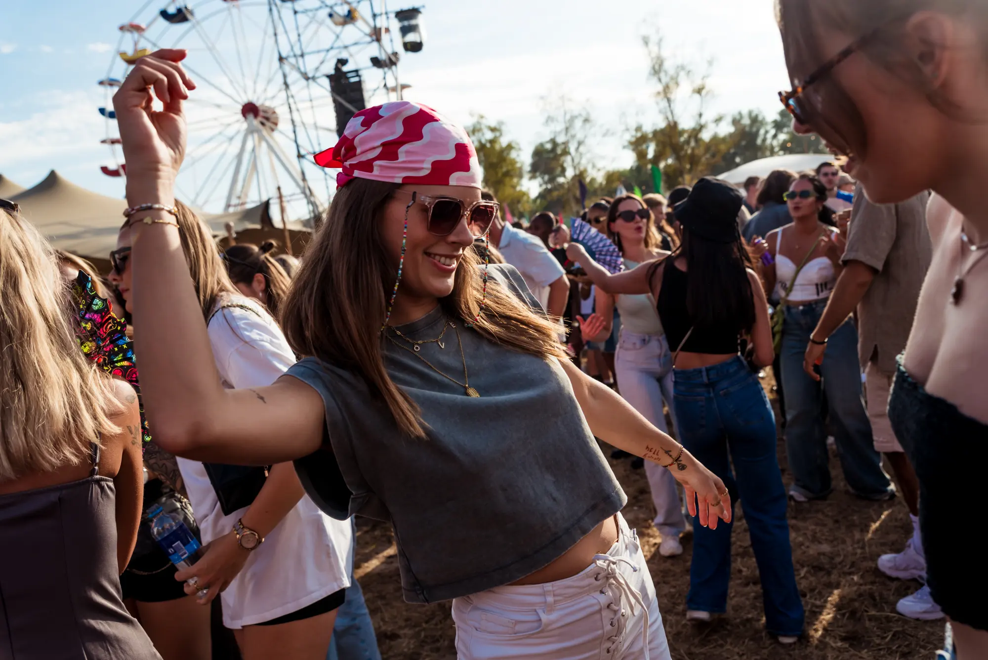 Dancing in the crowd