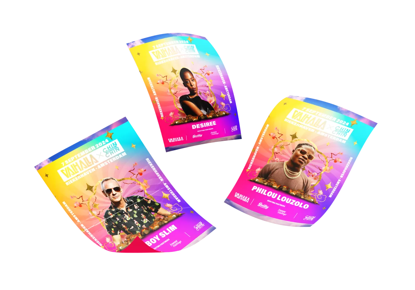 Artist avatars in the campaign frame